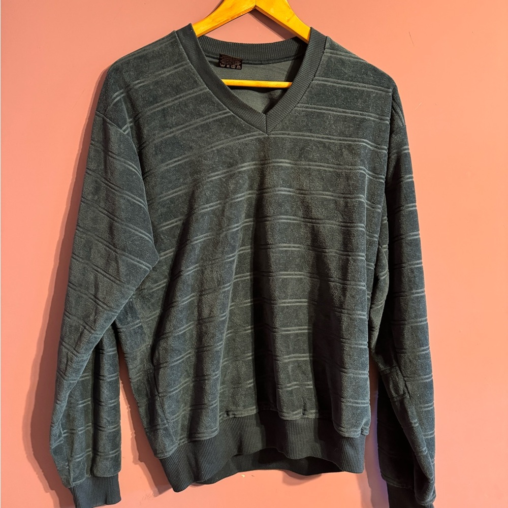 Vintage Velour Shirt. Size L
